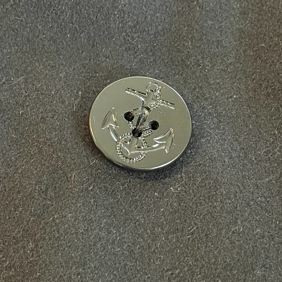 Vtg Navy Peacoat Wool Jacket Lined Button-Up 16Reg Dbl Breasted Military Issue - Picture 4 of 7